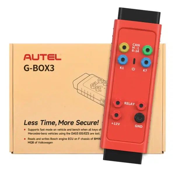 Autel GBox G-BOX3 Acessory Tool Benz & BMW Adapter GBox3 Mercedes Benz All Key Lost Tool Used with MaxiIM IM608S II / IM608 PRO II / IM608 PRO / IM608 / IM508S / IM508