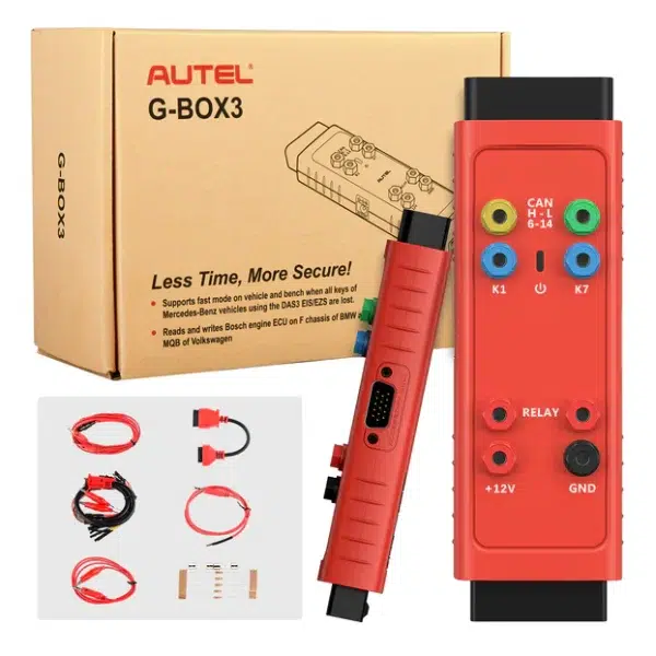 Autel GBox G-BOX3 Acessory Tool Benz & BMW Adapter GBox3 Mercedes Benz All Key Lost Tool Used with MaxiIM IM608S II / IM608 PRO II / IM608 PRO / IM608 / IM508S / IM508