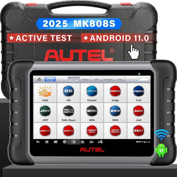 Autel Scanner MaxiCOM MK808S: 2025 Bidirectional Tool as MK808BT Pro MX808S M808Z