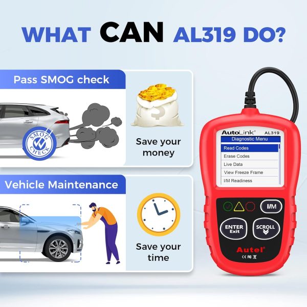 Autel Professional OBD2 Scanner AL319 Code Reader