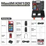 Autel MaxiIM KM100 KM100X Universal Key Generator Kit, Key Fob Programmer Immobilizer Tool for Transponder & Key Creation and IMMO Learning, Same as KM100X/KM100E
