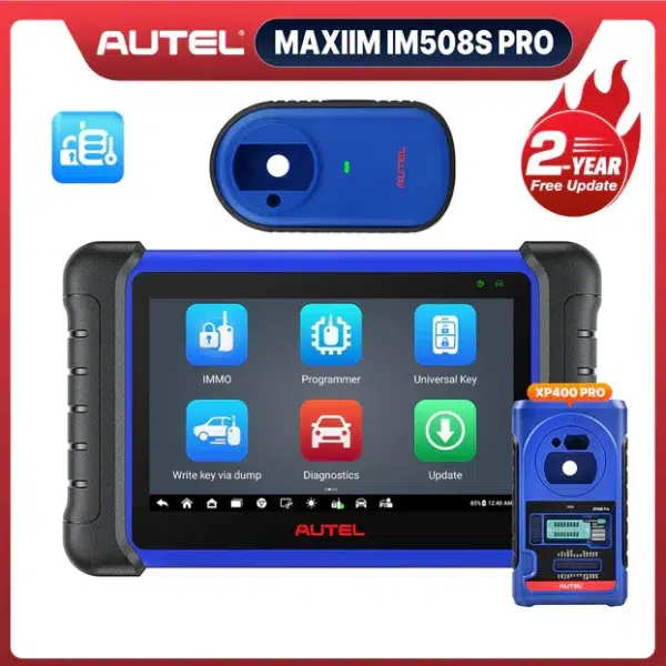 Autel MaxiIM IM508S PRO Automotive Key Programming Tool Comes with The XP400 PRO, OE-Level All Systems Diagnostics, 3000+ Active Tests, 40+ Service, Upgrade of IM508S/IM508/KM100