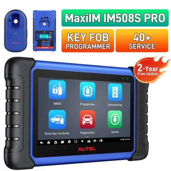 Autel MaxiIM IM508S PRO Automotive Key Programming Tool Comes with The XP400 PRO, OE-Level All Systems Diagnostics, 3000+ Active Tests, 40+ Service, Upgrade of IM508S/IM508/KM100