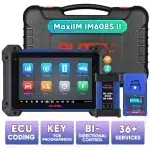 Autel MaxiIM IM608S II / IM608 PRO II Automotive All-In-One Key Programming Tool, Top IMMO Functions, Advanced ECU Coding, No IP Limitation, Upgrade of Autel IM608 PRO/IM608/IM508S