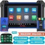 Autel MaxiIM IM608S II / IM608 PRO II Automotive All-In-One Key Programming Tool, Top IMMO Functions, Advanced ECU Coding, No IP Limitation, Upgrade of Autel IM608 PRO/IM608/IM508S