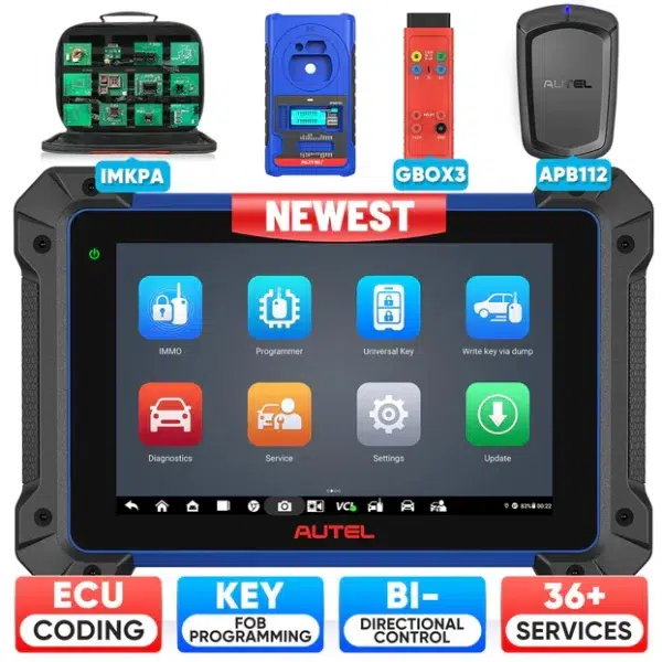 Autel MaxiIM IM608S II / IM608 PRO II Automotive All-In-One Key Programming Tool, Top IMMO Functions, Advanced ECU Coding, No IP Limitation, Upgrade of Autel IM608 PRO/IM608/IM508S
