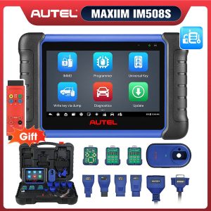Autel MaxiIM IM508S Key Fob Programming Tool with XP200 Programmer, All System Diagnostic Scan, 30+ Service, 2025 Upgraded IM508, and Free Autel G-BOX3