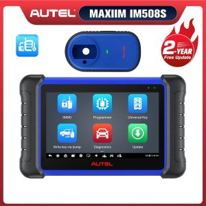 Autel MaxiIM IM508S Key Fob Programming Tool with XP200 Programmer, All System Diagnostic Scan, Bi-Directional Control, 40+ Service, Upgrade of IM508/KM100