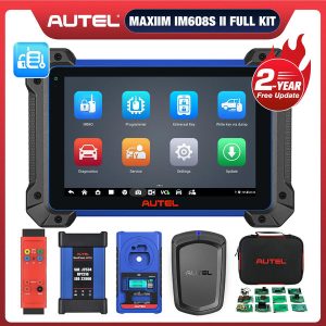 Autel MaxiIM IM608S II / IM608 PRO II Full Kit Plus IMKPA Accessories, IMMO Key FOB Programming Tool, Advanced ECU Coding, Upgrade Of IM608 PRO/IM608/IM508S
